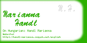 marianna handl business card